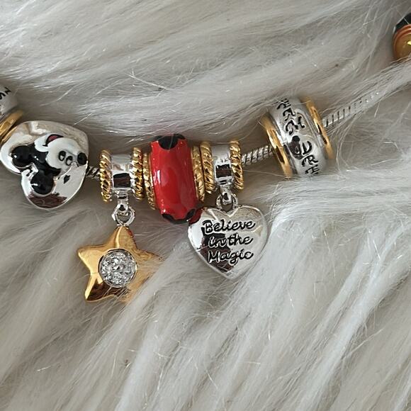 The Bradford Exchange | Walt Disney Mickey Mouse Charm Bracelet - Picture 6 of 9